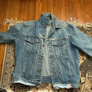 Georges Marciano for Guess Denim Blue Jean Jacket 1980s Vintage USA Womens S